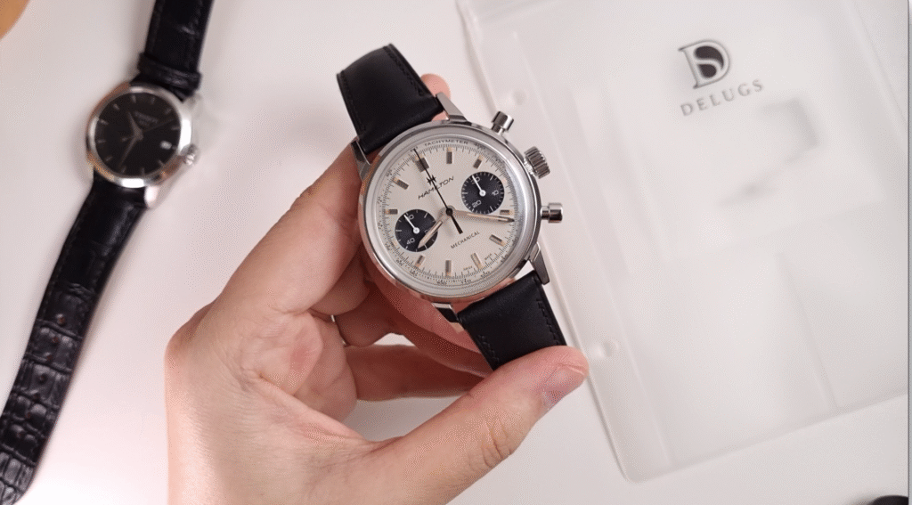 Hamilton Intra-Matic Chrono on Delugs Strap